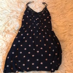 Navy Floral Abercrombie sundress size XS